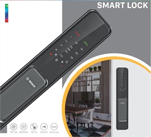 Khóa vân tay Bosch EL600 EU Black nhận diện khuôn mặt